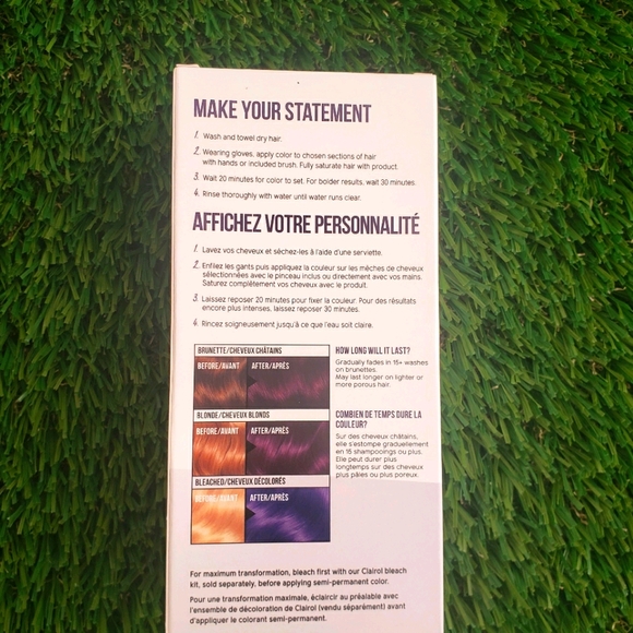 CLAIROL COLOR CRAVE Semi-Permanent Hair Dye Orchid - Picture 4 of 6